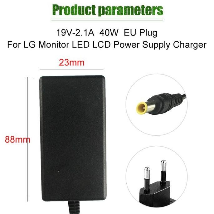 Adaptor Charger Tv Monitor Lg 19V 2.1A 20W Original - Casan Lcd Led