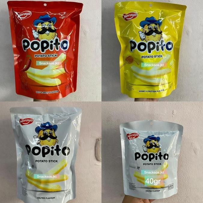 

[POUCH] NARAYA POPITO STICK KENTANG FRENCH FRIES HOT&SPICY / HONEY BUTTER / SALTED