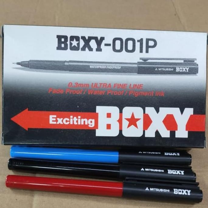 

Pulpen Mitsubishi Boxy-001P (1 Pak / 12 Pcs) New Stok