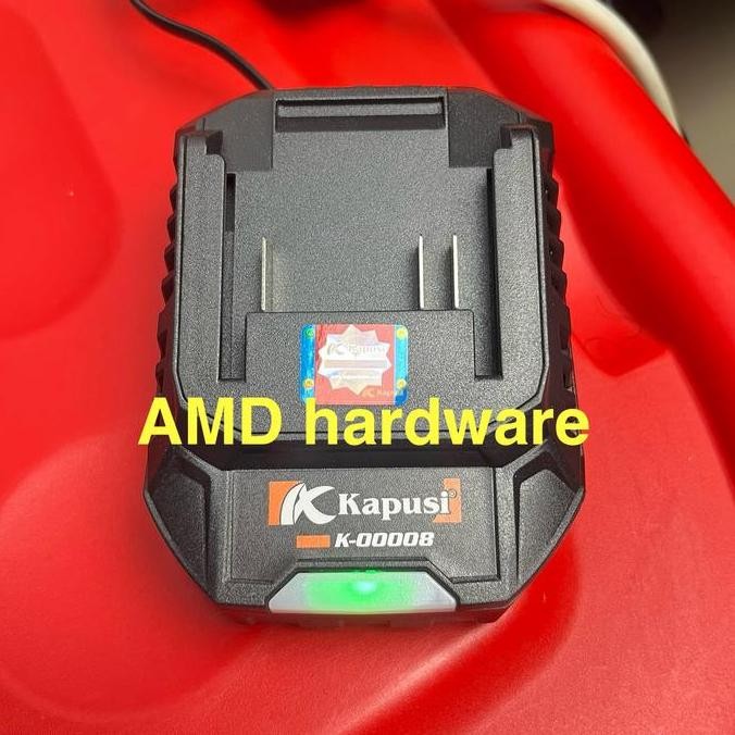 Charger Baterai Bor Cordless Impact Wrench Nagawa 21V Kabel Casan