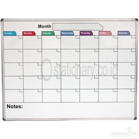 

NEW Papan Whiteboard Calendar PIXELS uk 90 x 120 cm