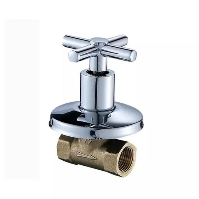 Stop Kran Tanam Shower 1/2 Inch/Kran Shower Tanam Kamar Mandi Kuningan Forsale