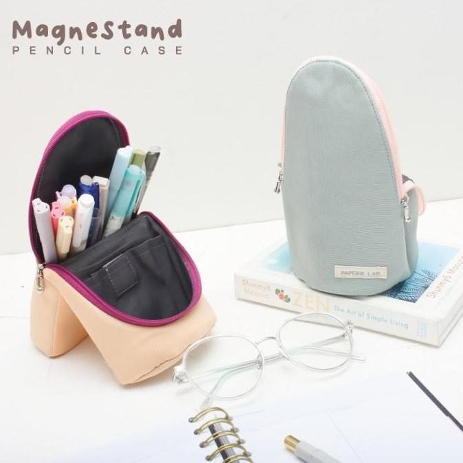 

Magnestand Pencil Case Tempat Pensil Standing Magnet Pouch Berdiri New Stok