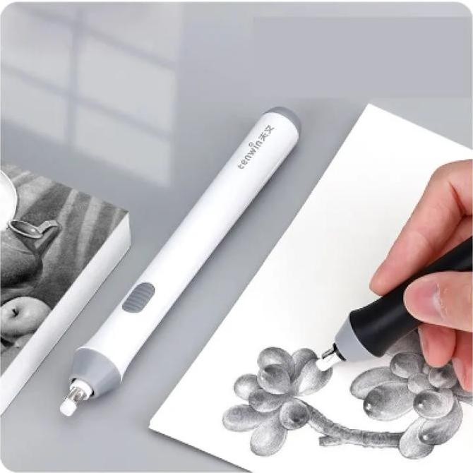 

Penghapus Elektrik Penghapus Khusus Sketsa Gambar Pola Design Rotating Electric Eraser New Stok