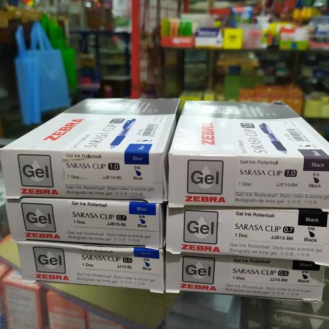 

Pen Sarasa 0.5/0.7/1.0 Black - Blue New Stok