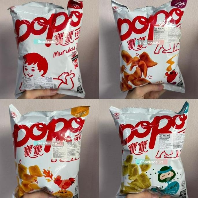 

[60GR] POPO MURUKU SNEK SPICY CHICKEN / SWEET & SPICY / SEAWEED / IKAN ORIGINAL MALAYSIA