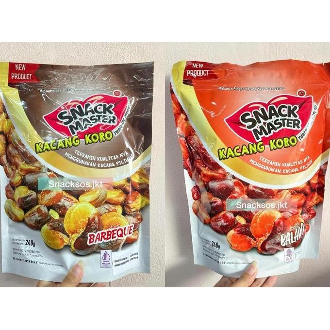 

SNACK MASTER KACANG KORO BARBEQUE BBQ / DO 240gr