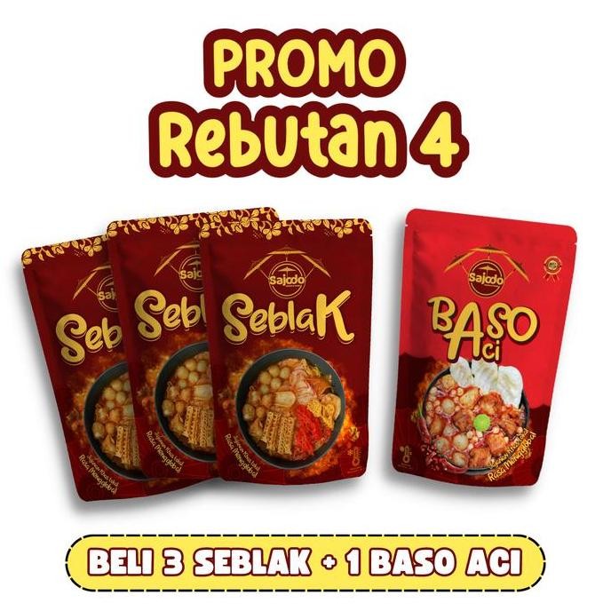 

REBUTAN!!! 3 Seblak + 1 Baso Aci Sajodo Food Instan