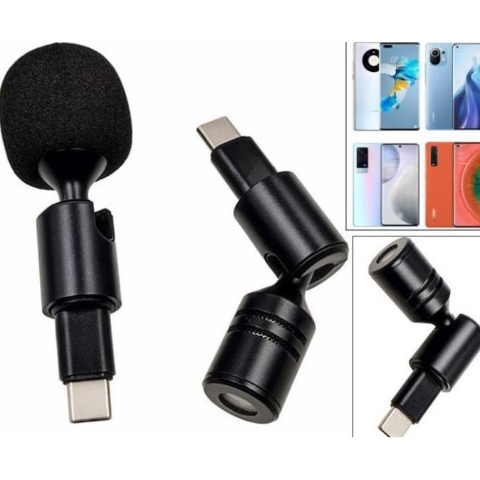 Microphone Realtek USB Type-C Noise Cancelling Sound Card Mic HP Android
