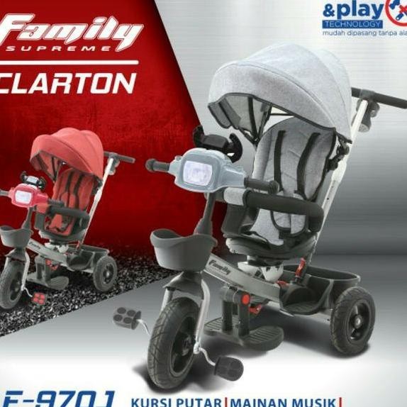 Baru Dengan Musiklampu Sepeda Roda Ta Family Supreme Clarton F970J