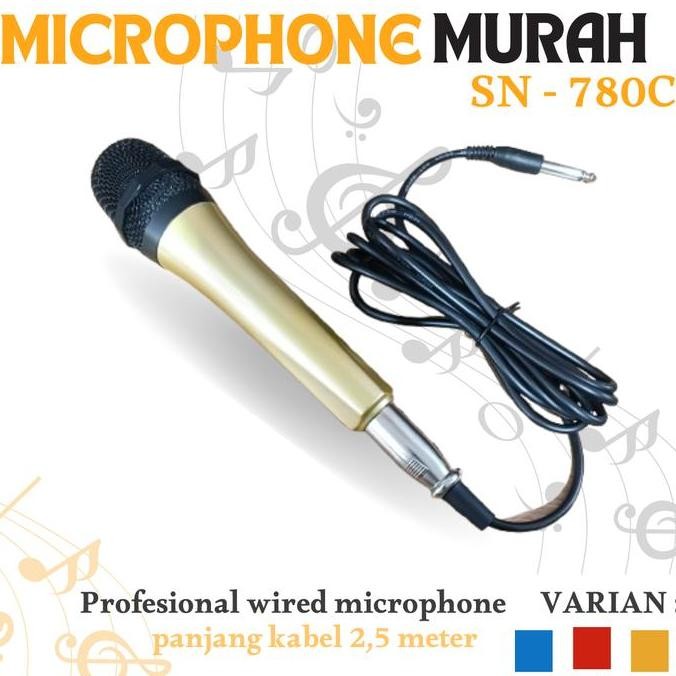 Sony ES-228 Mic Kabel Karaoke - Microphone Musik Masjid Original