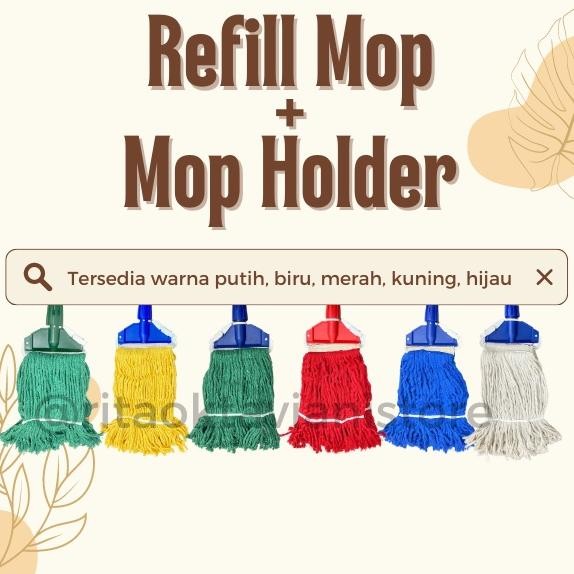 Bf888S Refill Mop + Mop Holder (Tanpa Tangkai) Ni06