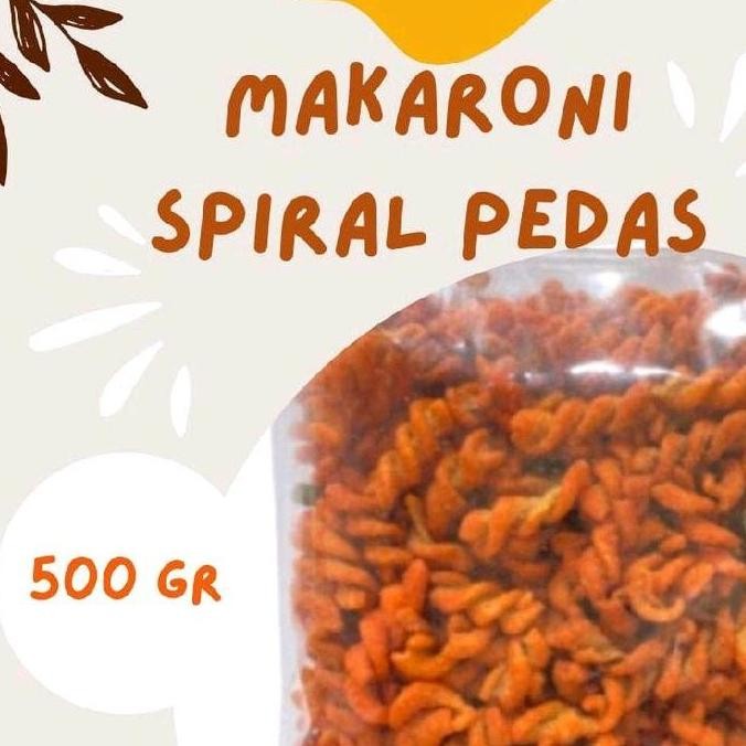 

Makaroni Spiral Pedas 500G Snack Food Cemilan Kering Makanan Camilan Goreng
