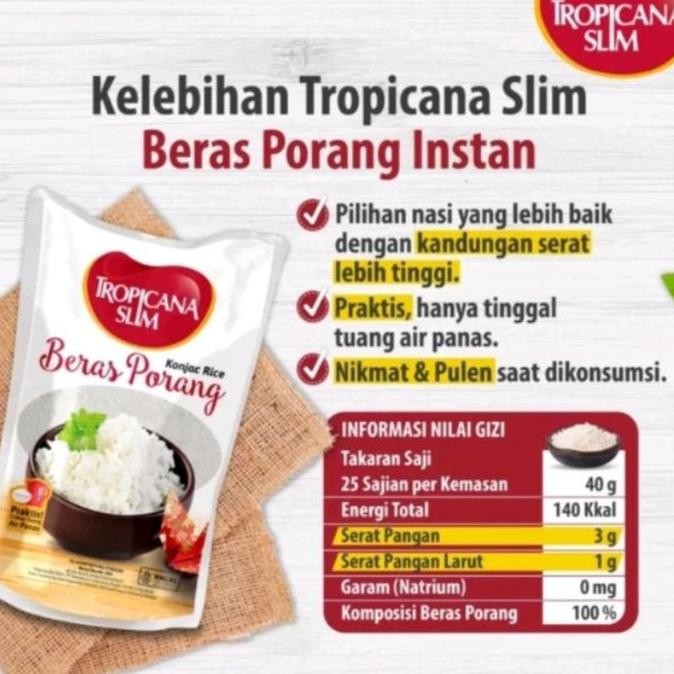 

tropicana Slim beras Porang 1kg P88