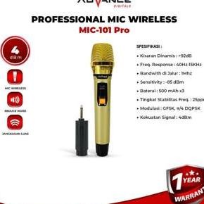 Advance MIC-101 PRO Wireless Mic - Mikrofon Wireless Profesional Original