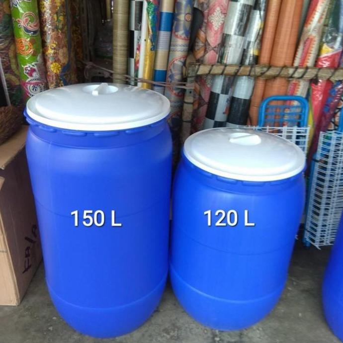 TONG SAMPAH BESAR /Tong Biru Tebal 150 liter/TONG AIR