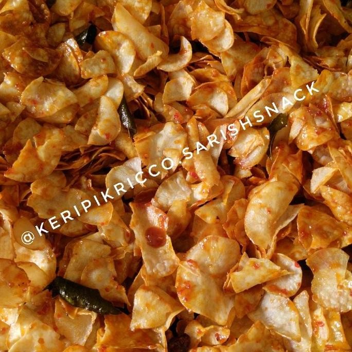 

Ricco Keripik Singkong Pedas Manis / Keripik Balado / Keripik Rujak / Keripik Lengket / Keripik Sanjay / Keripik Sanjai Kripik Singkong Cemilan Snack Makanan Food