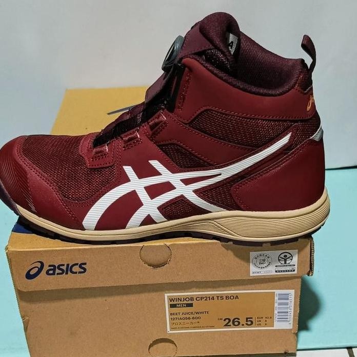 

Terlaris Sepatu Safety Asics Winjob Cp 214 Beet Juice White Import Original