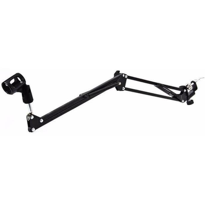 Stand Microphone Arm Stand Mic Suspensi Adjustable Holder Meja Rekaman