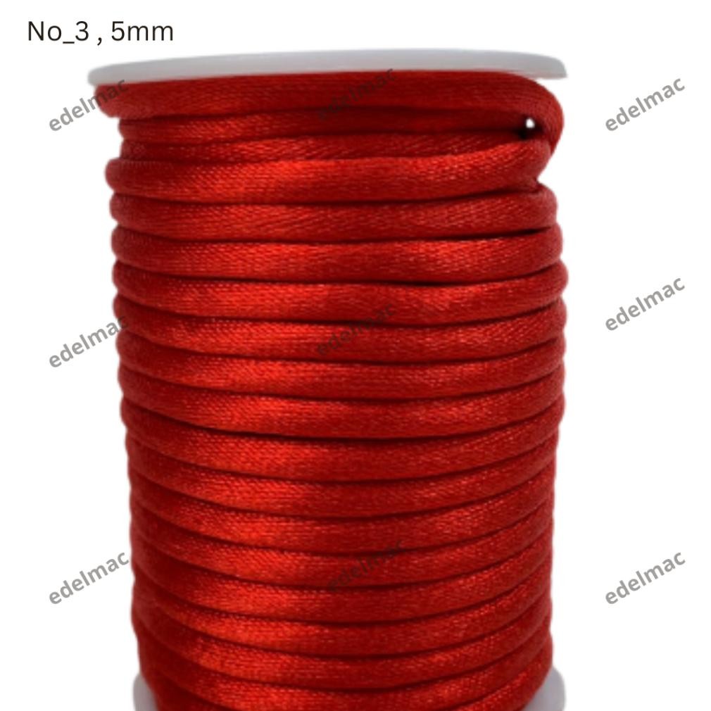 Cod Tali Benang Simpul Cina Tali Satin Kerajinan Handcraft Perhiasan Gelang Kalung Decor Aksesoris D