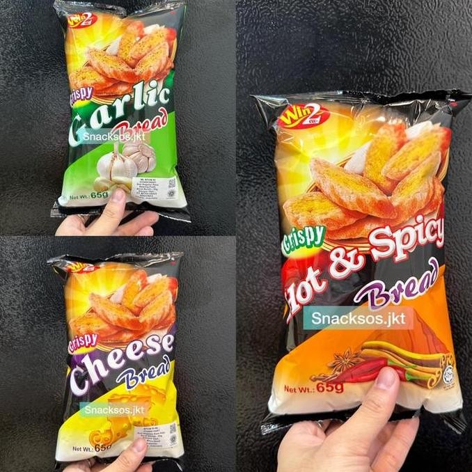 

WIN2 WINWIN CHEESE CRISPY BREAD / GARLIC BREAD / HOT & SPICY BREAD