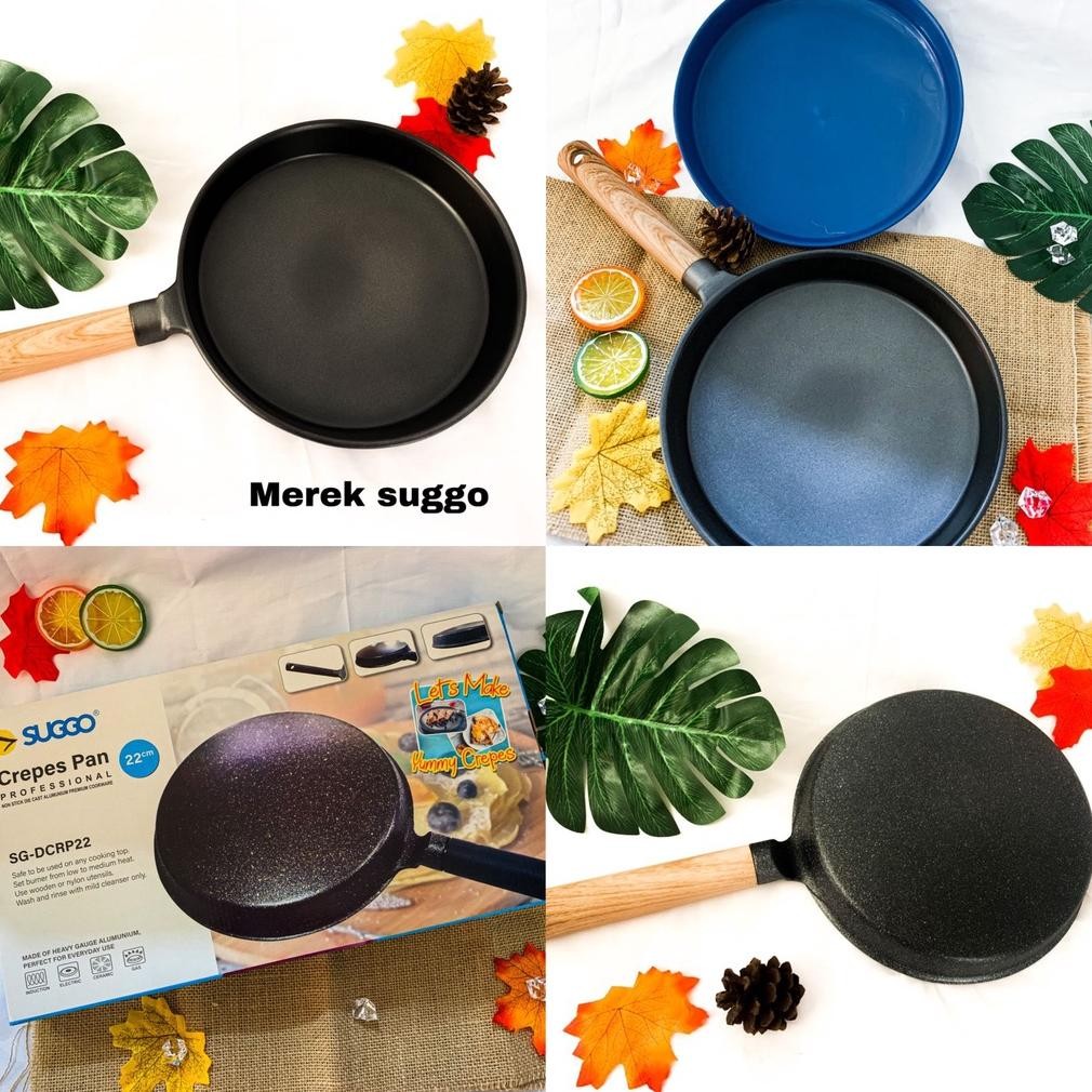 SUGGO CREPES MAKER 22CM FREE WADAH MURAH