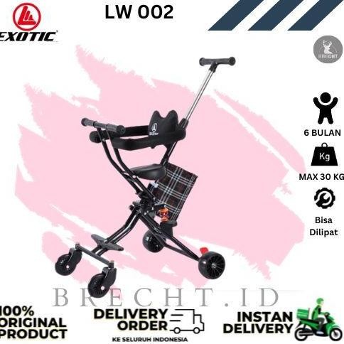 [R2G] KURSI DORONG ANAK EXOTIC ET-LW002 STROLLER CABIN SIZE