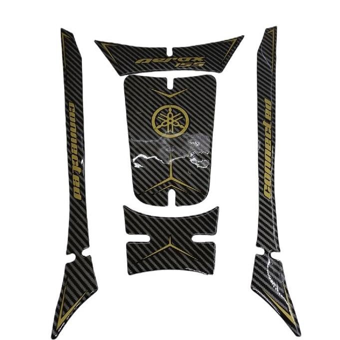Tankpad aerox 155 new 2021-2024 carbone stiker Karet