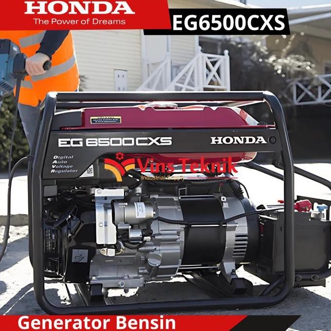 ready !!! MESIN GENSET EG6500CXS HONDA GENERATOR EG 6500 CXS 6500WATT