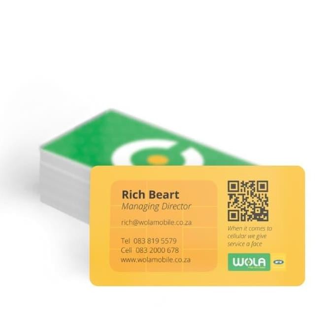 

NEW Kartu nama rounded cetak 2 muka full colour bahan Plastik (Newtop)