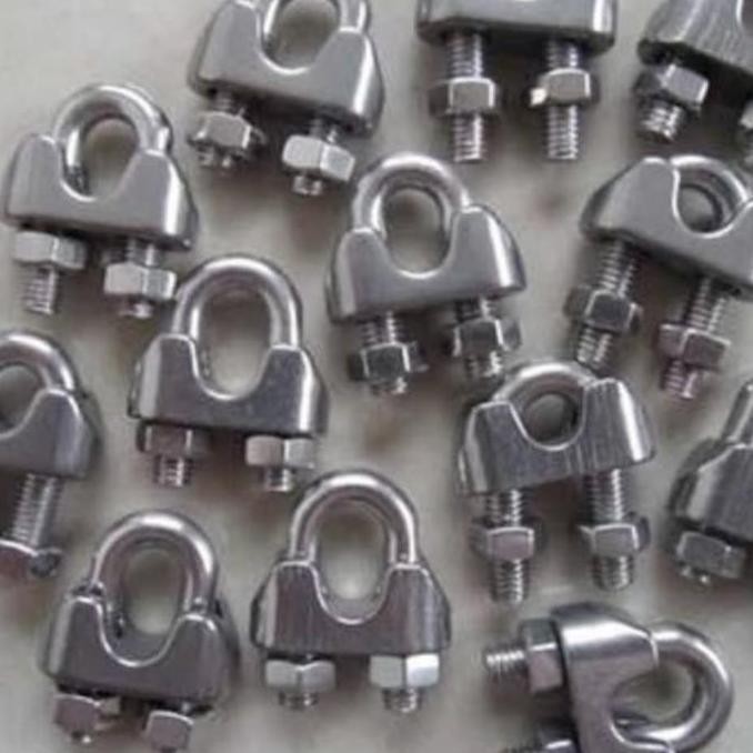 klem seling/WRC stainless 304 6mm murah