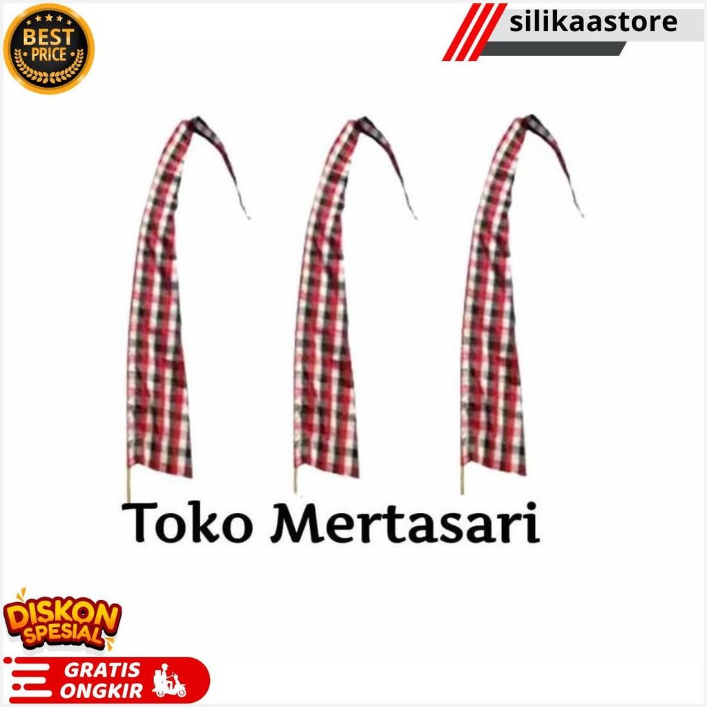 Bendera Umbul Umbul Bali Poleng 3 M Cod