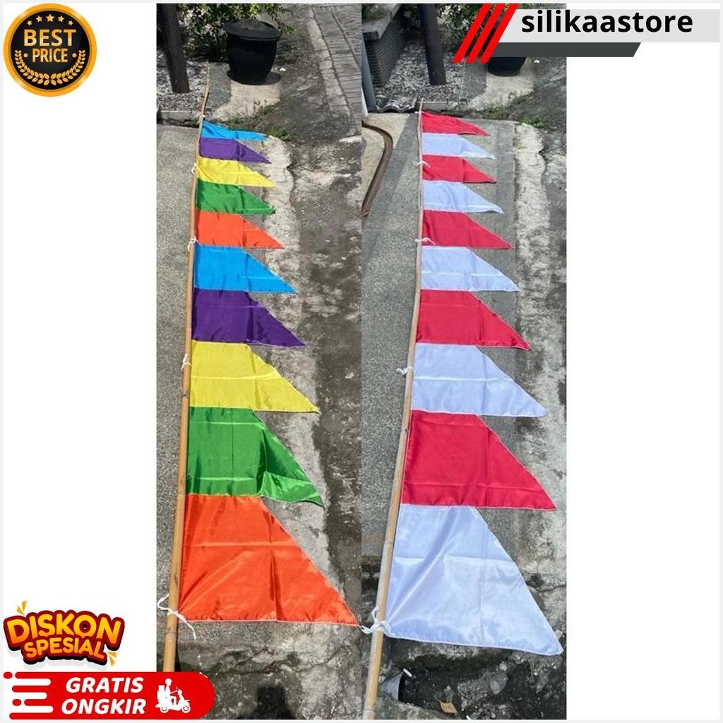 Umbul Umbul Penjor Panjang 4 Meter Termurah Banget