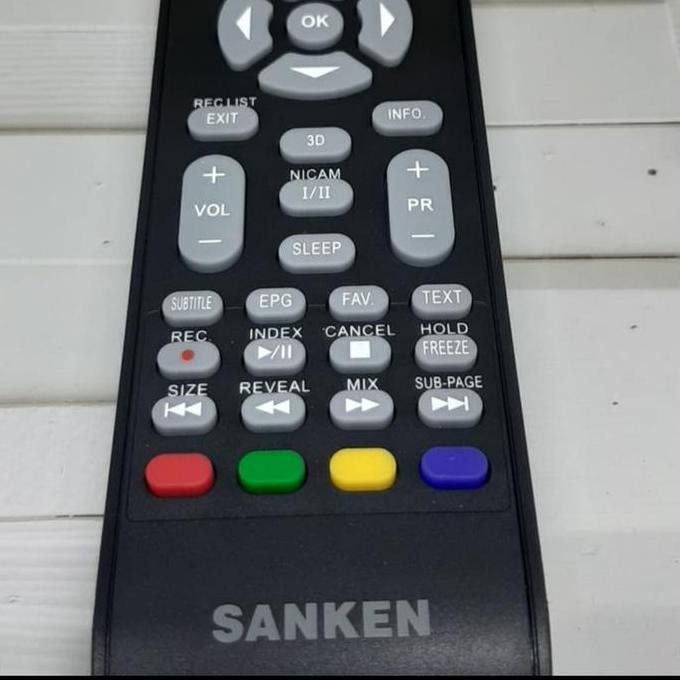 REMOTE REMOT SMART TV LED SANKEN 3D ORIGINAL ASLI murah