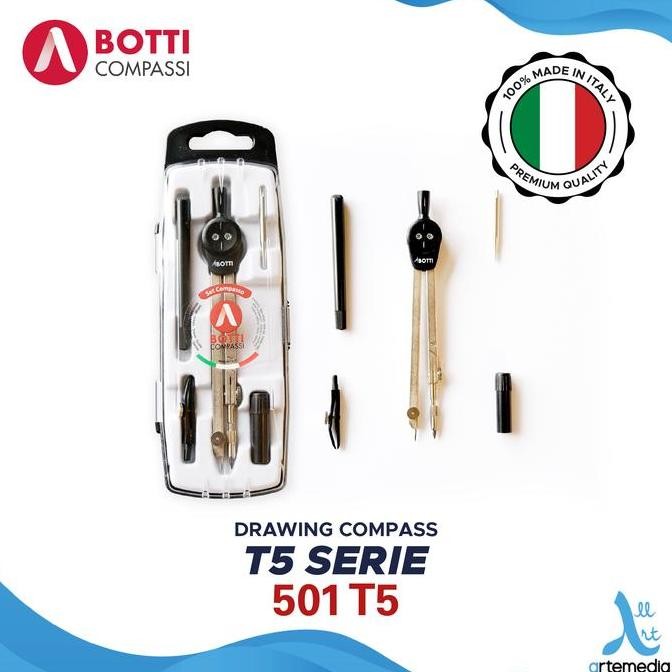 

Jangka Botti Design Compass 501 T5 Series Set New Stok