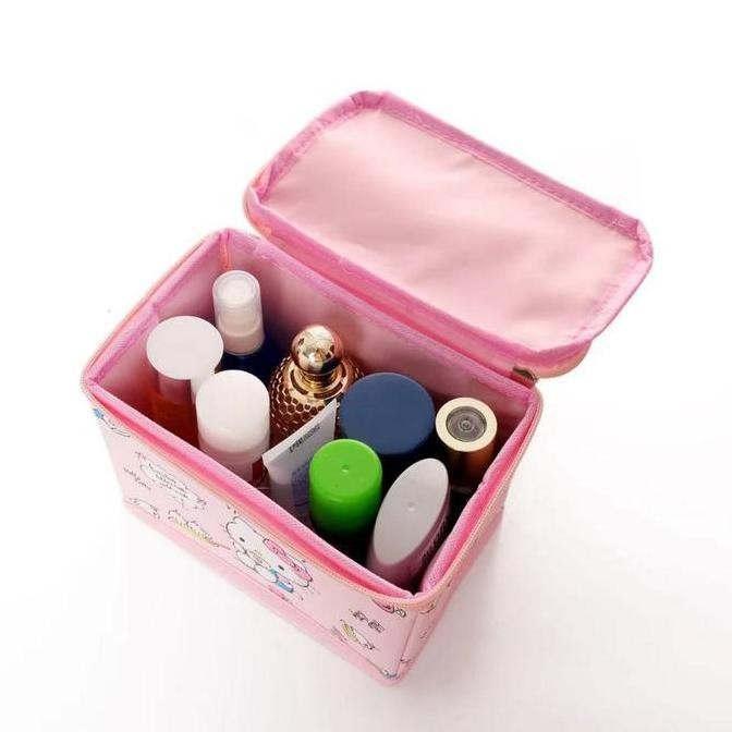 

BEBAS ONGKIR - Pouch Case tempat serbaguna kosmetik stationary alat tulis Kuromi My Melody Hello Kitty Kanvas