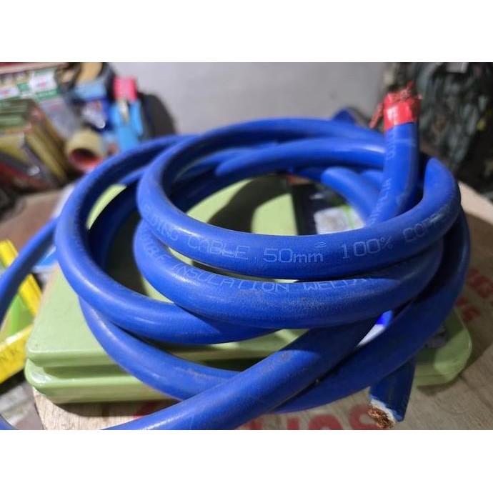 ready  kabel las listrik ukuran full bahan tembaga