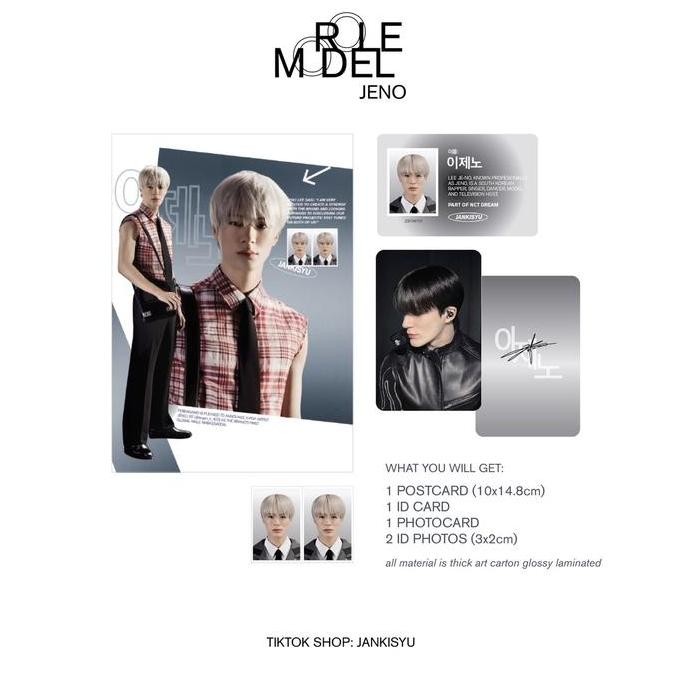 Jeno Role Model Set (postcard, photocard, id photo, keychain)