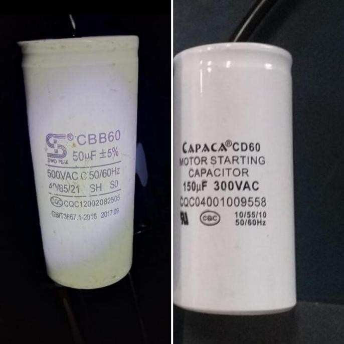 ready  kapasitor pompa air / kapasitor starting running / kapasitor pompa cnp