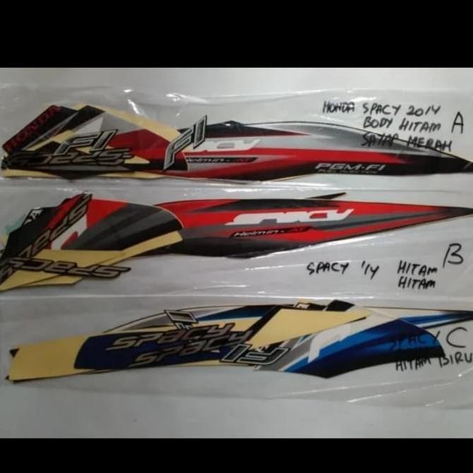 Striping stiker lis motor Honda Spacy 2014 2015