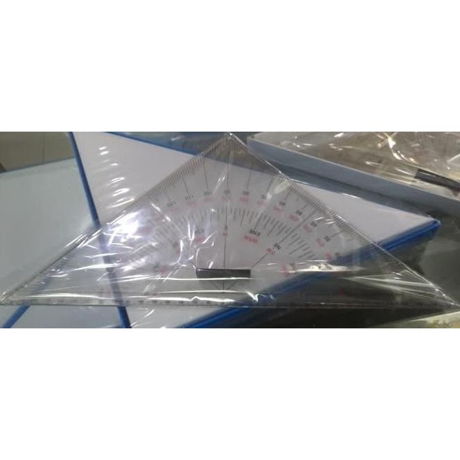 

Nautical Triangle Navigational,Segitiga Navigasi Kapal 300Mm Mistar New Stok