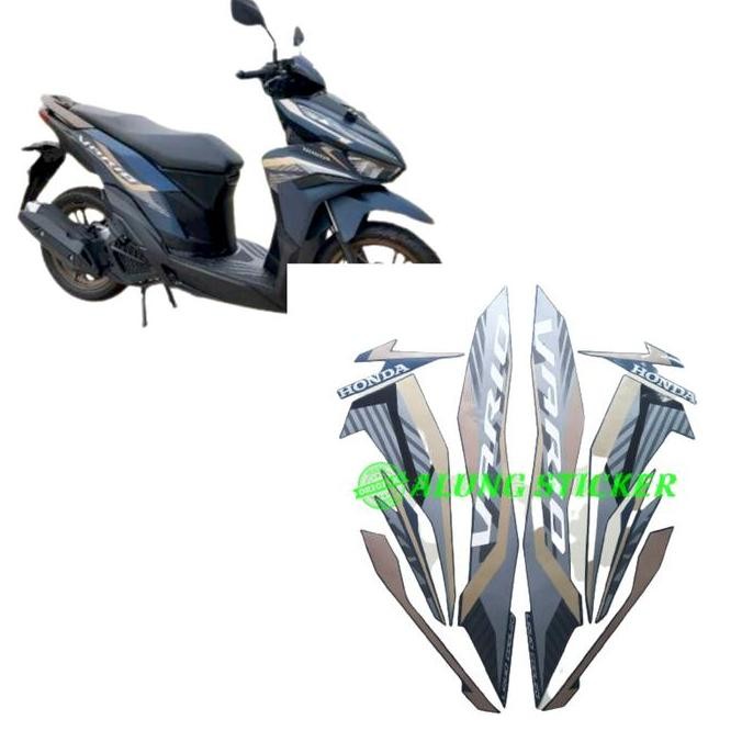 stiker striping lis body motor vario 125 2022 cbs-iss biru doff