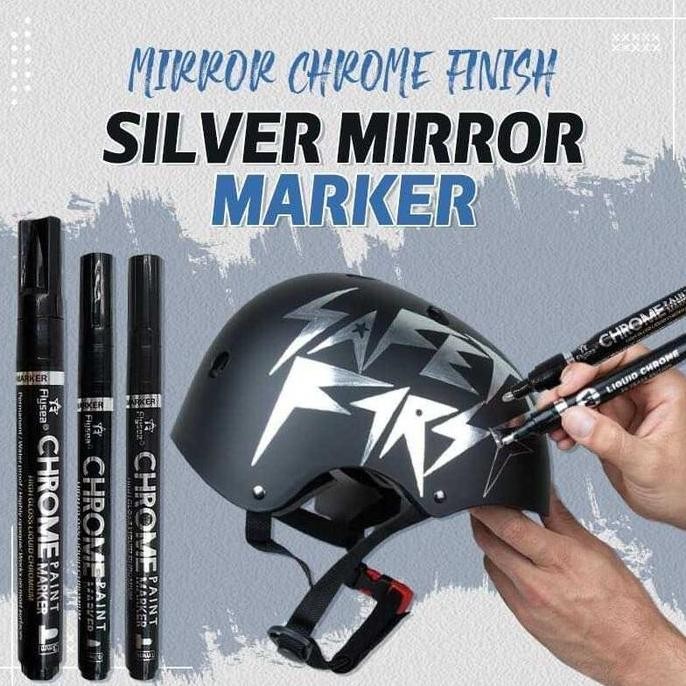 

Jfactory Spidol Permanen Maker Metallic Chrome Tahan Air Berkualitas New Stok