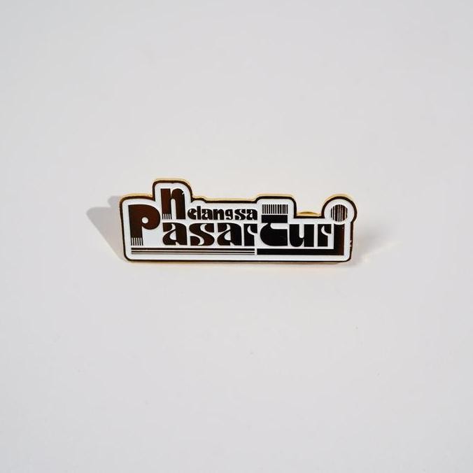 Bilal Indrajaya - Nelangsa Pasar Turi Logo (Enamel Pin)