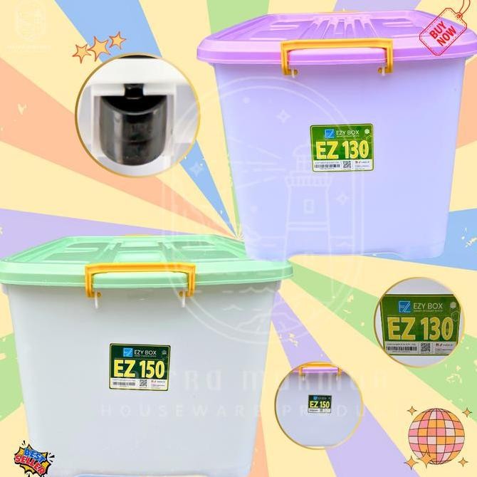 NEW Promo Container Box Ezy Clear Kontainer Box Ezy Warna 130 150 Liter