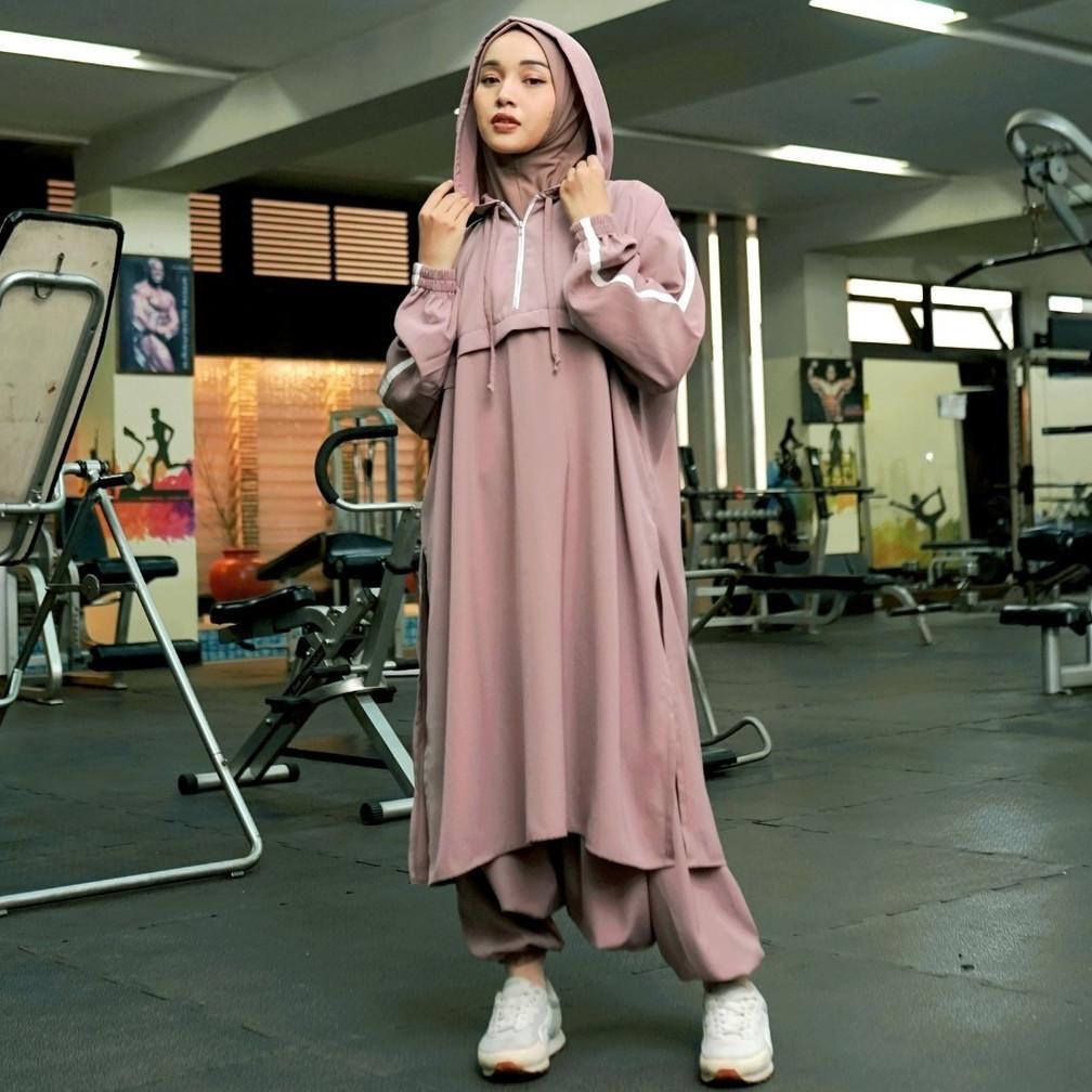 ROKUROKU.ID | Setelan Olahraga Muslimah Millie Sport Set All Size