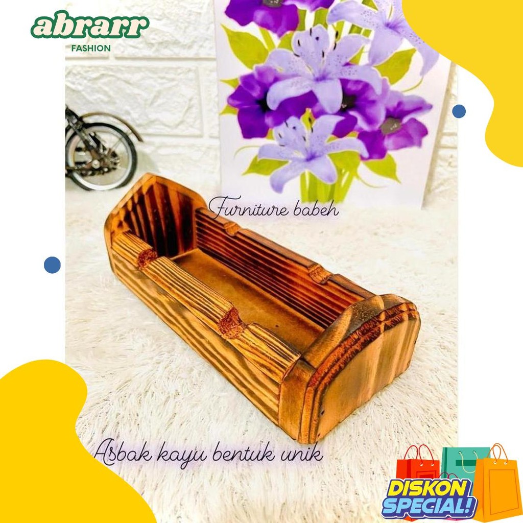 Furniture Tempat Sampah Mini Asbak Unik,Wadah Sekar Roko,Asbak Kayu,Asbak Murah,Asbak Aestetick,Asba