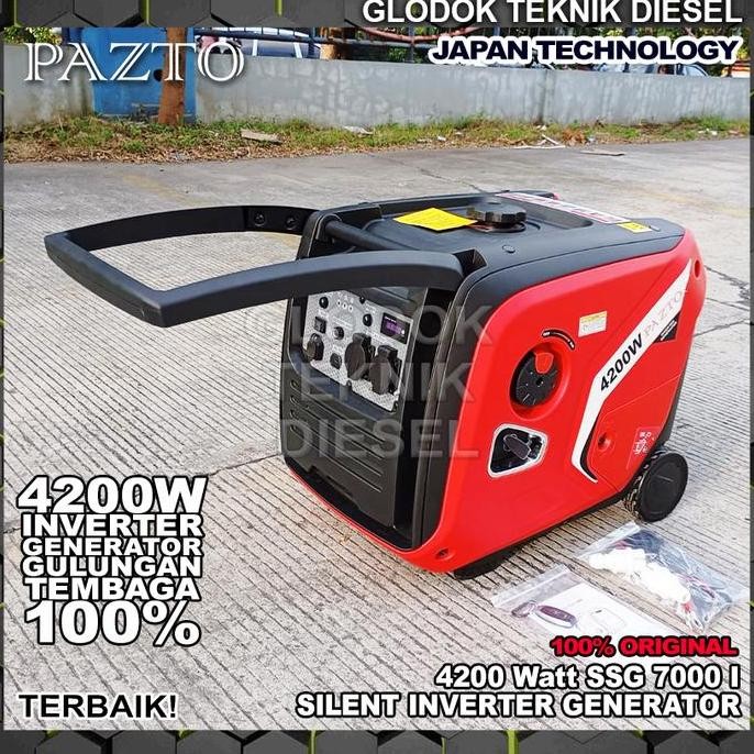 ready  Silent Genset Inverter 3000 watt 4000 Watt Silent Inverter Gasoline Generator 4200 - 3700 Wat