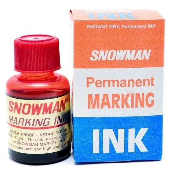 

Tinta Spidol Permanent Merk Snowman G12 New Stok