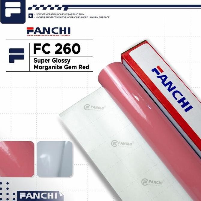

50cm Sticker FANCHI FC260 Super Glossy Morganite Gem Red per 50cm